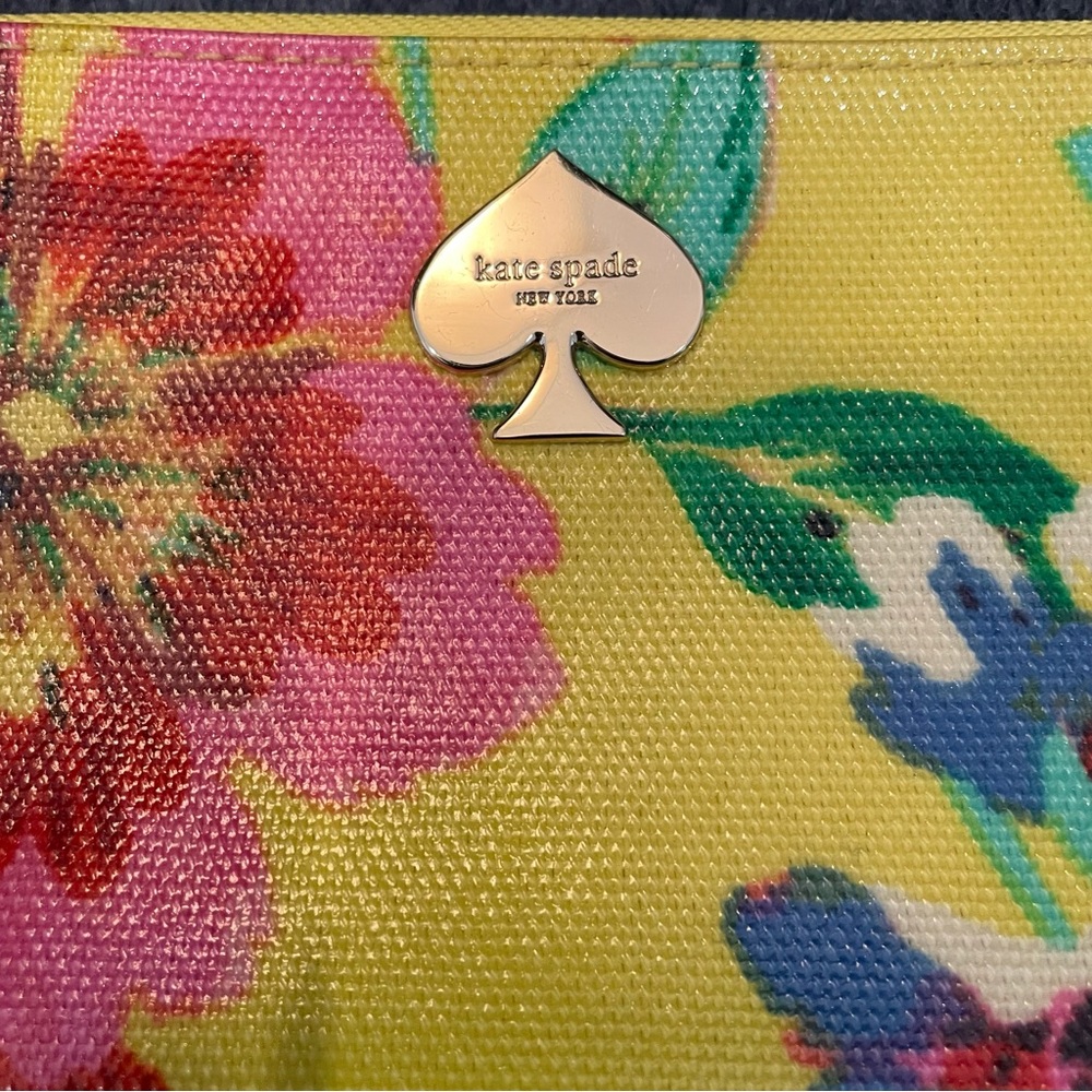 Kate Spade Yellow Floral Wristlet - Picture 3 of 4